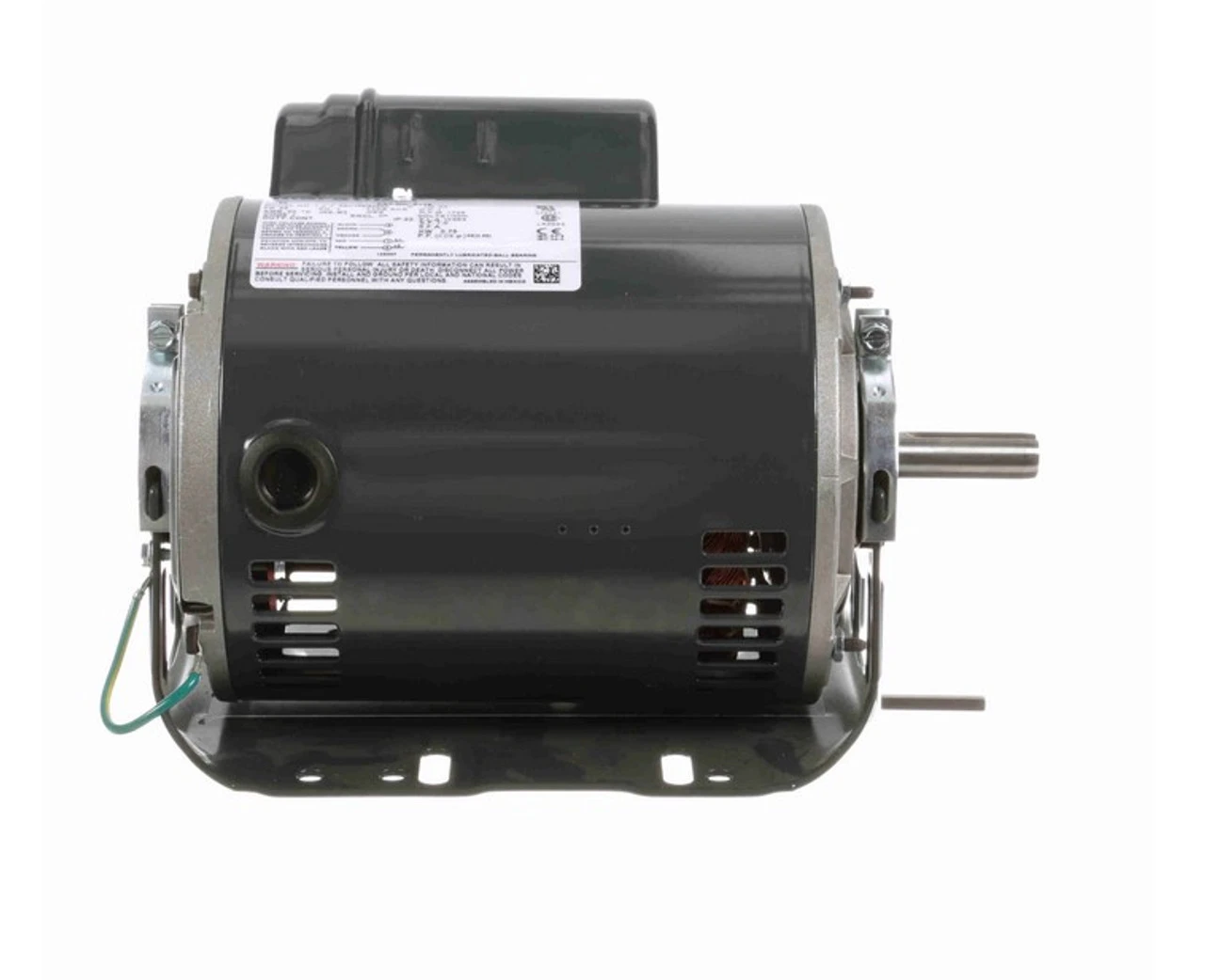 S116 Marathon 1 Hp (1 Speed) 115/230V 1800 RPM ODP 56 Frame Cap Start Resilient Base Motor - Image 3