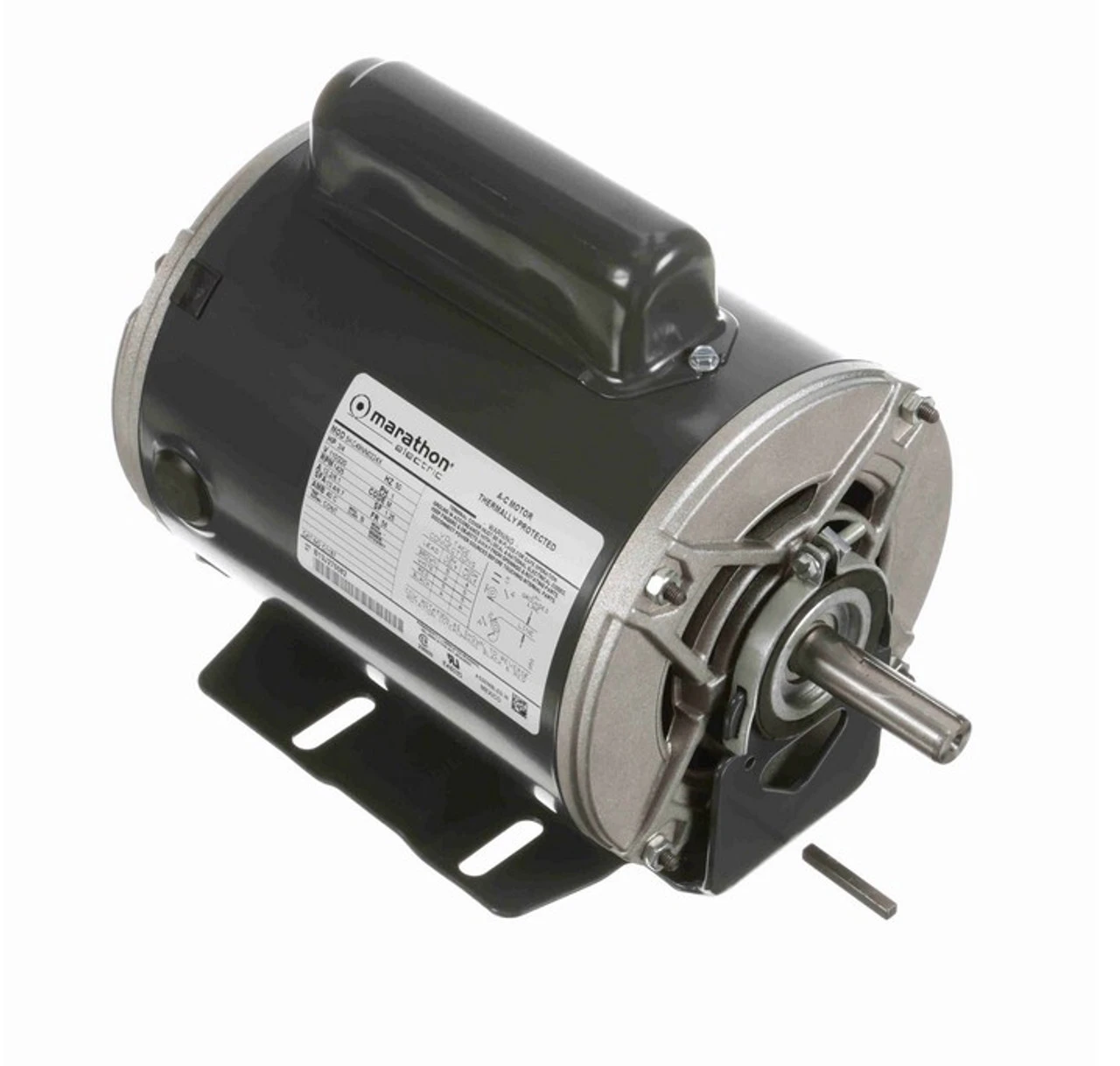 C1187 Marathon 3/4 Hp (1 Speed) 110/220V 1500 RPM ODP 56 Frame 50 Hz Cap Start Resilient Base Motor