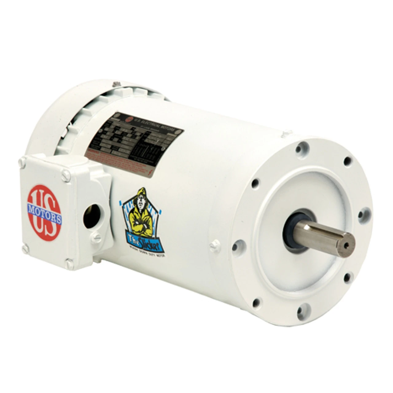 WD3P1A14C Nidec 3 Hp 3600 RPM 145TC Frame (Rigid Base) 208-230/460V TEFC 3-Phase Washdown Motor