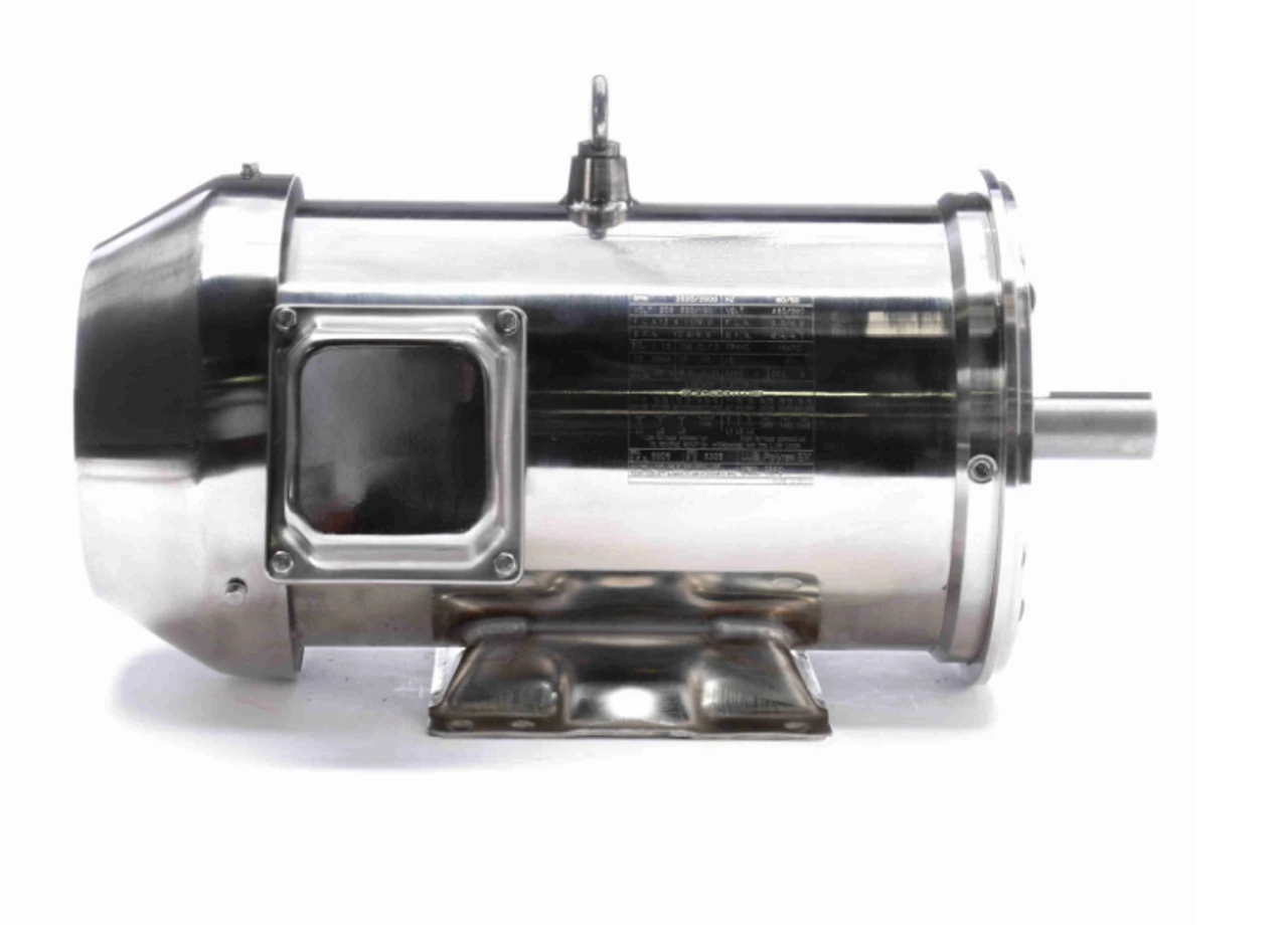 194008.00 Leeson SST Duck 15 Hp 3600 RPM 208-230/460V 3-Phase 254TC Frame TEFC (base) Motor - Image 2