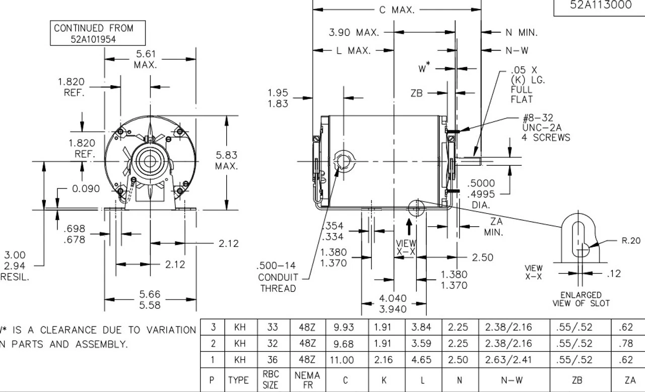 X1903 Marathon 1/4 Hp 1800 RPM 115V TENV 48Z Frame Split-Phase Farm Motor - Image 4