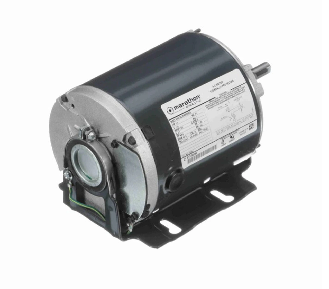X1904 Marathon 1/3 Hp 1800 RPM 115V TENV 48Z Frame Split-Phase Farm Motor - Image 2