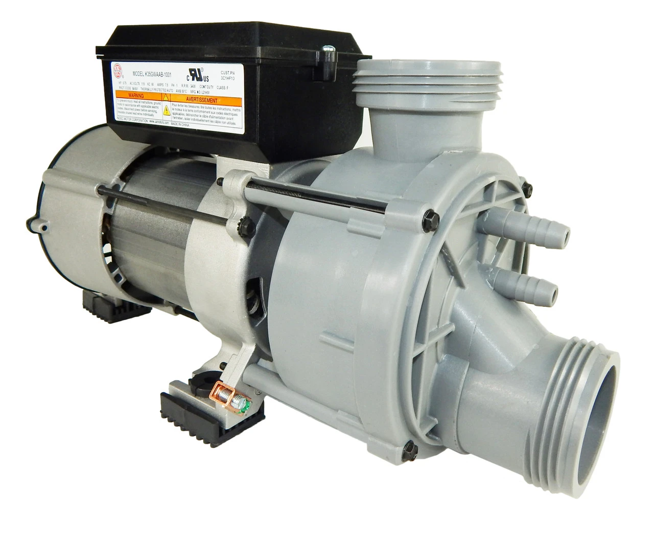 321HF10-0150 Waterway | Genesis Generation Energy Efficient Bath Pump 7.5 Amps 115V With Air Switch