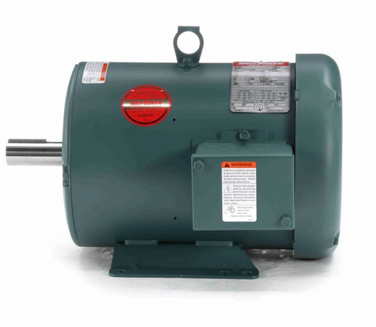 132236.00 Leeson 5 Hp 1800 RPM 230/460V 184T Frame TEFC (with Base) 3-Phase Motor - Image 3