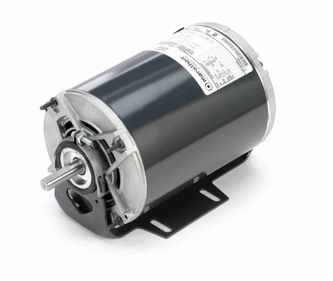 4319 Marathon 1/3 Hp (2 Speed) 115V 1800/1200 RPM ODP 48 Frame Resilient Base Blower Motor - Image 2