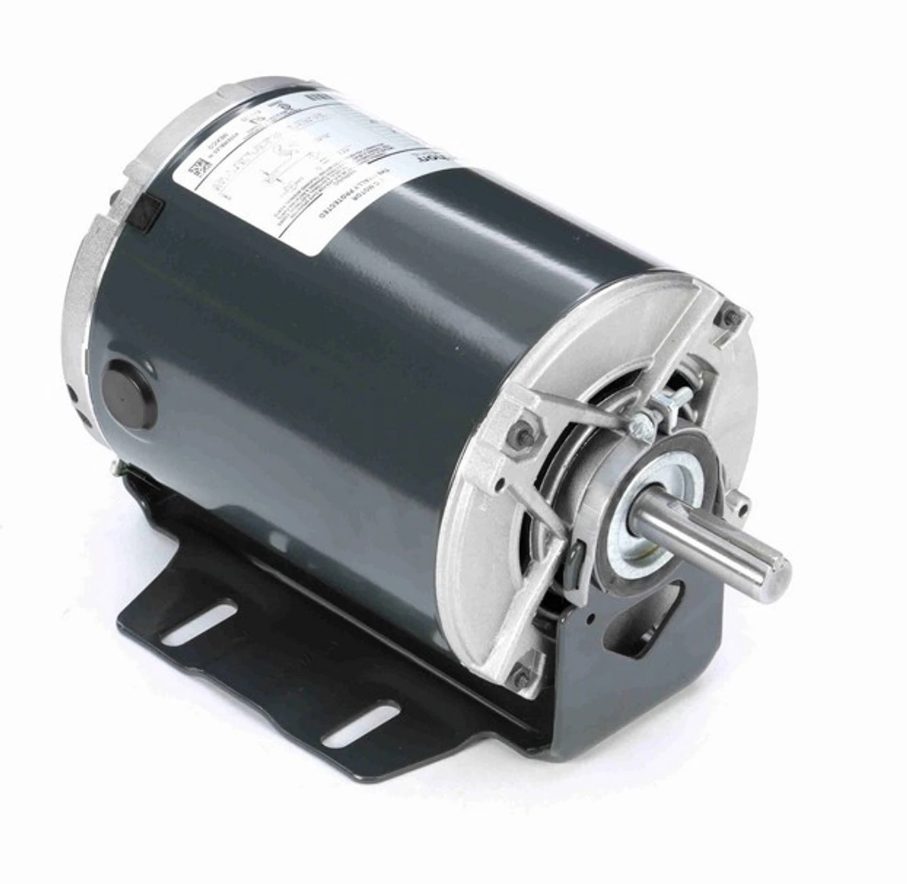 4392 Marathon 1/2 Hp (1 Speed) 115V 1800 RPM ODP 56 Frame Resilient Base Blower Motor - Image 3