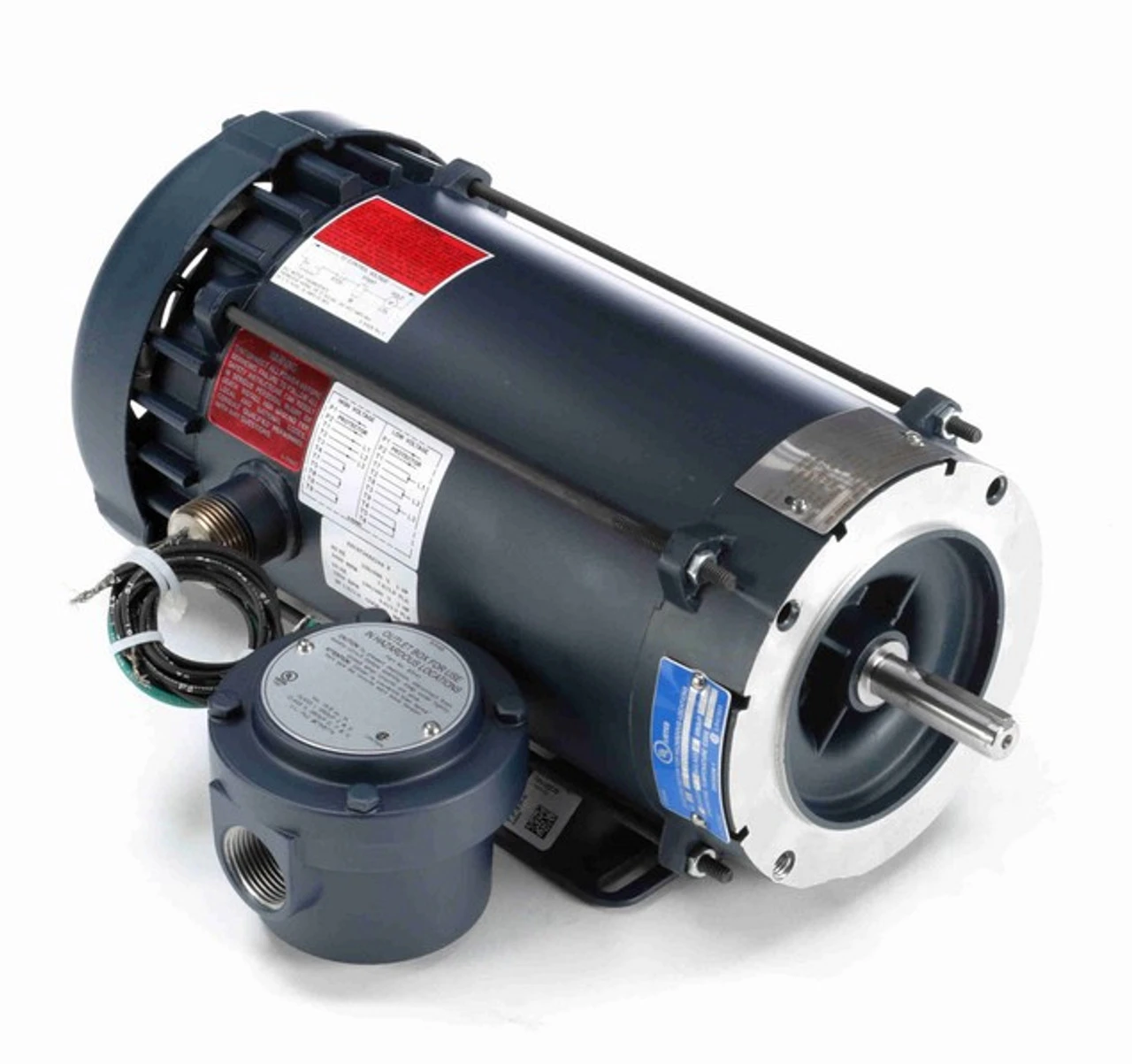 119443.00 Leeson 3 Hp 3600 RPM 230/460V 56C Frame TEFC Explosion-Proof (Rigid Base) 3-Phase Motor