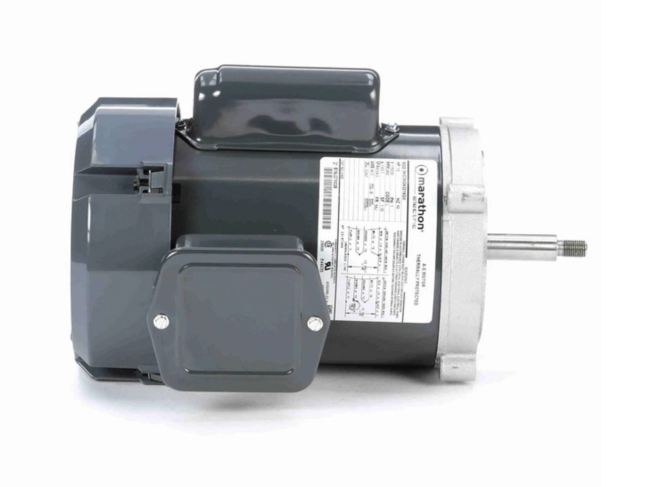 C465 Marathon 1/2 Hp Basic Jet Pump Motor 3600 RPM 115/230V TEFC 56J Frame (no Base) - Image 3