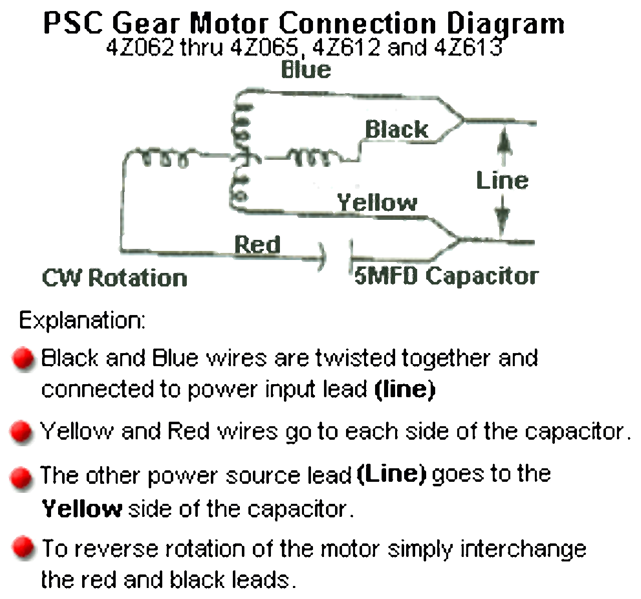 Dayton Model 453R98 Gear Motor 164 RPM 1/25 Hp 115V 60/50HZ - Image 2