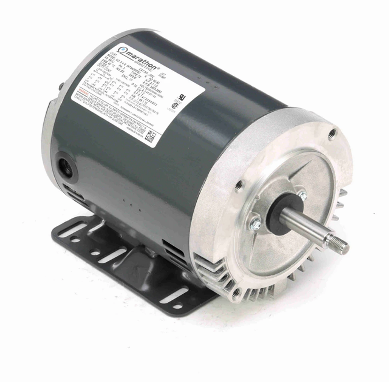 J052 Marathon 2 Hp 3-Phase Jet Pump Motor 3600 RPM 208-230/460V ODP 56J Frame (rigid Base)