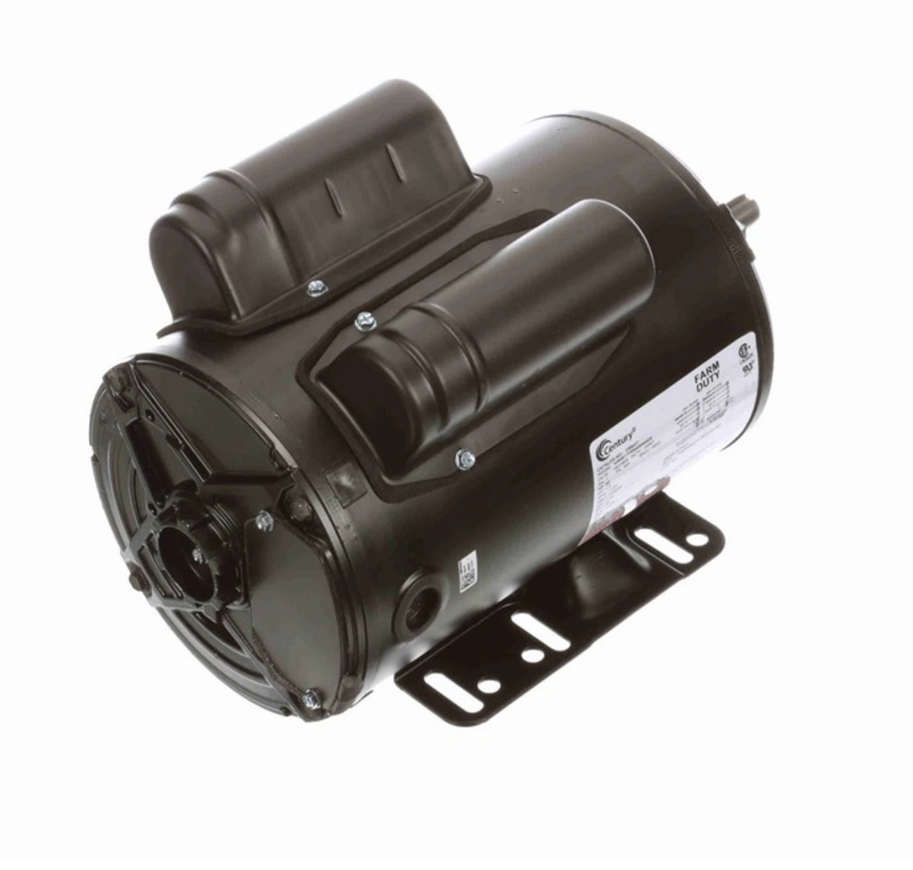 C594V1 Century 1 1/2 HP 1800 RPM 56H Frame 115/230V TEAO Cow Cooler Motor - Image 2