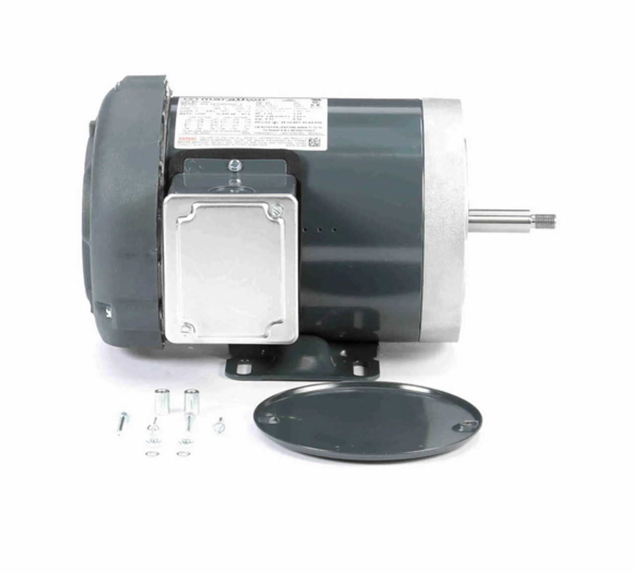 J061 Marathon 1/2 Hp 3-Phase Jet Pump Motor 3600 RPM 208-230/460V TEFC 56J Frame (rigid Base) - Image 3