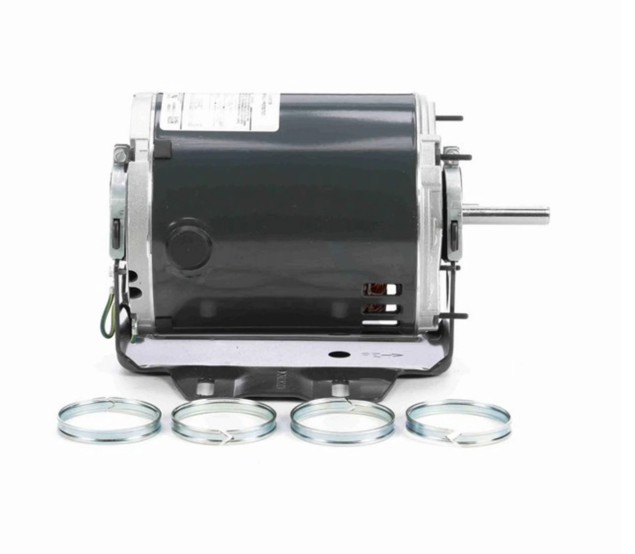 HG704 Marathon 1/4 Hp (2 Speed) 115V 1800/1200 RPM ODP 56Z Frame Resilient Base Blower Motor - Image 3