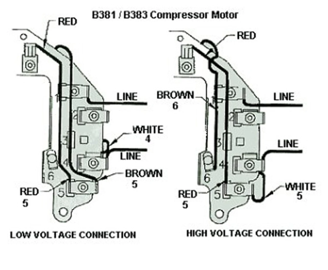B383 Century 3 HP SPL 3450 RPM U56 Frame 115/230V Air Compressor Motor - Century # B383 - Image 4