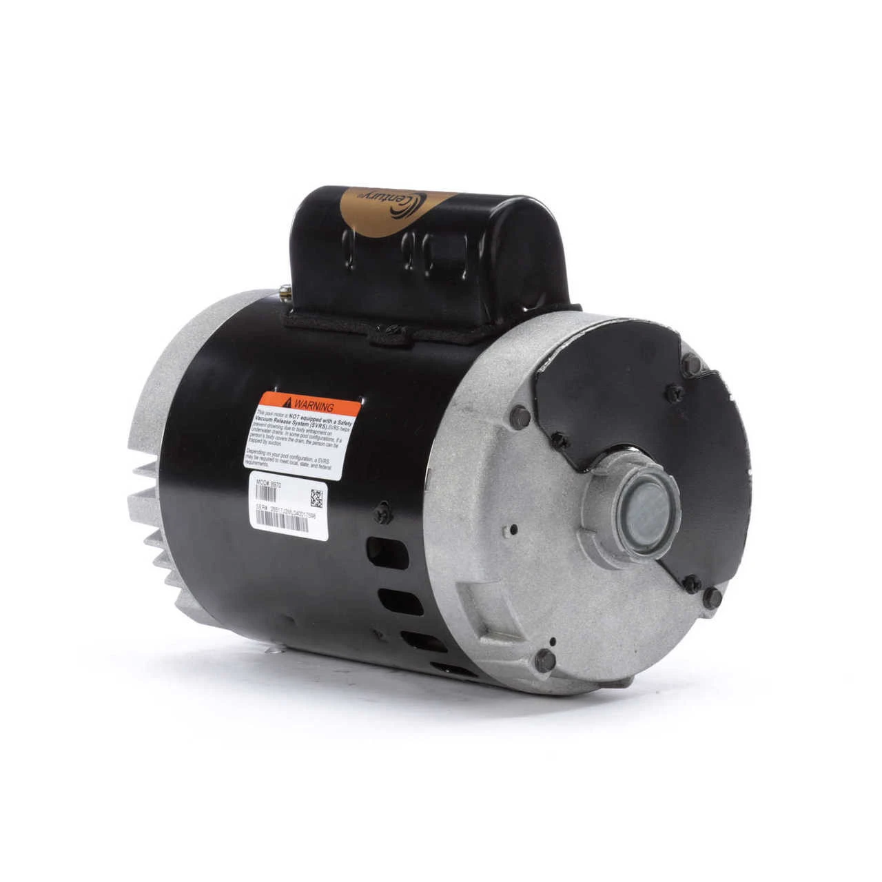 B971 Century 1/2 Hp 2-Speed 56J Frame 115V; 2 Speed Swimming Pool Motor Century # B971 - Image 2