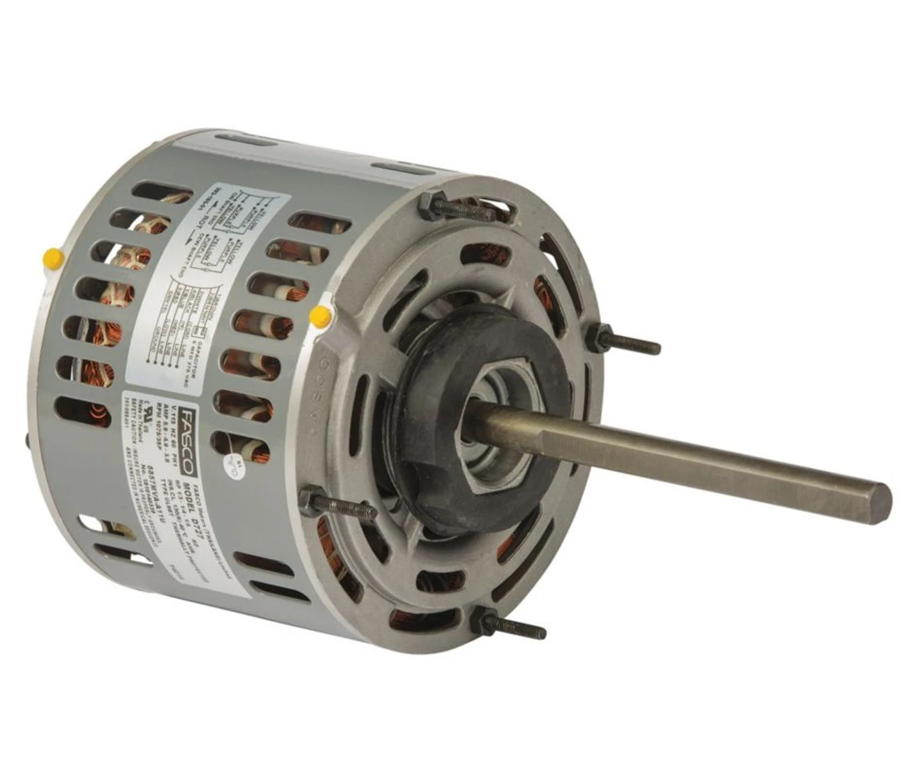 Fasco D727 Motor | 1/3 Hp 1075 RPM 3-Speed 115 Volts 5.6" Diameter Fasco Furnace Motor