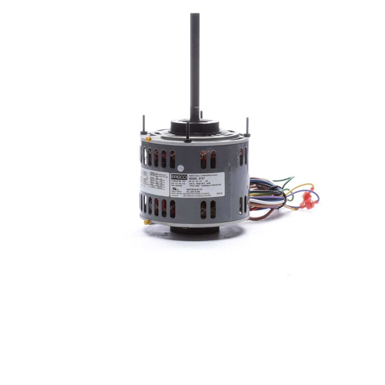 Fasco D727 Motor | 1/3 Hp 1075 RPM 3-Speed 115 Volts 5.6" Diameter Fasco Furnace Motor - Image 2