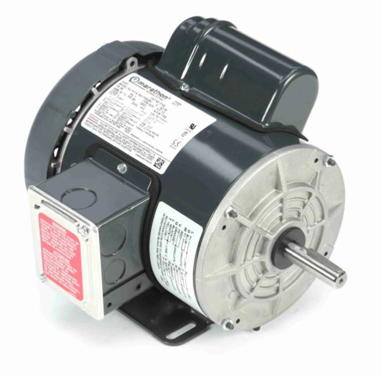 F102 Marathon 1/2 Hp 1725 RPM 56 Frame TEFC (Farm Duty)115/208-230V Marathon - ELECTRIC MOTOR WAREHOUSE