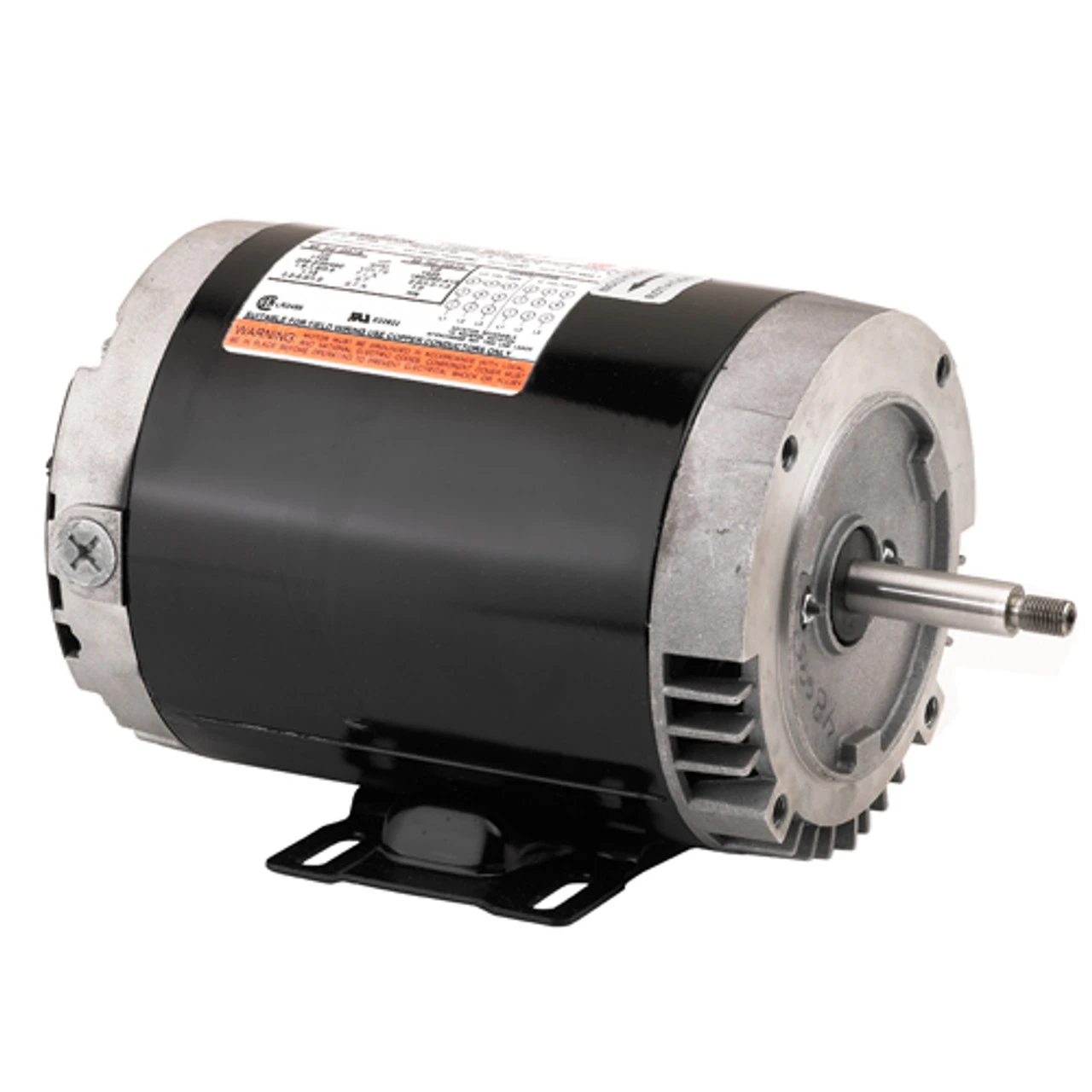 EE506B Nidec 1 HP 3600 RPM 3-Phase 208-230/460V 56J Frame (Rigid Base) ODP Special Pump Motor