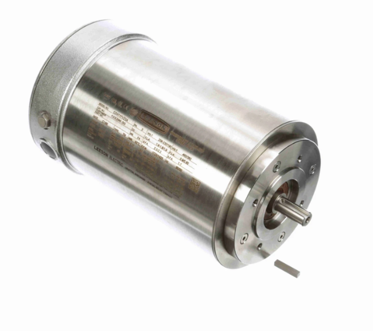 103396.00 Leeson 1/2 Hp (2 Spd) 3.7 KW 208-230/460V 1800 RPM 3-Phase 71 Frame B14 TENV (no Base) Motor - Image 2