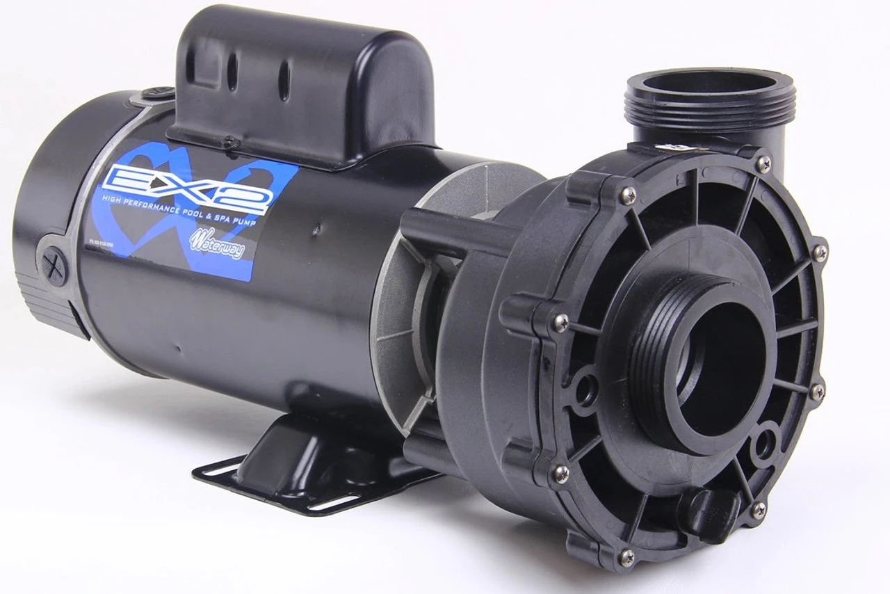 3411621-1U Waterway | 3 Hp 1-Speed 230V Waterway Spa Pumps 48 Frame Aqua-Flo Model EX2, XP2, XP2e